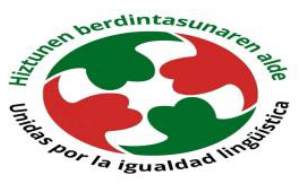 Logo Unidas por la igualdad lingüistica