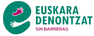 Logo Euskara Denontzat sin barreras